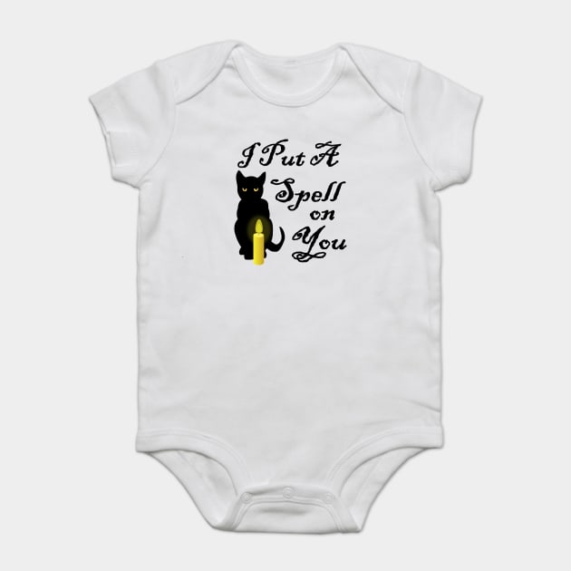 I Put A Spell On You Cheeky Witch Baby Bodysuit by Cheeky Witch